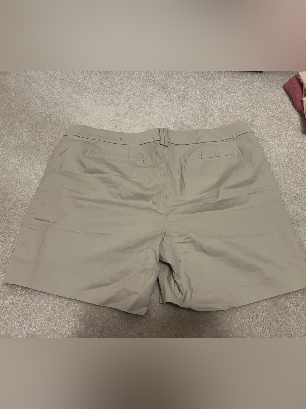 Talbots Women’s Light Khaki Flat-Front Shorts